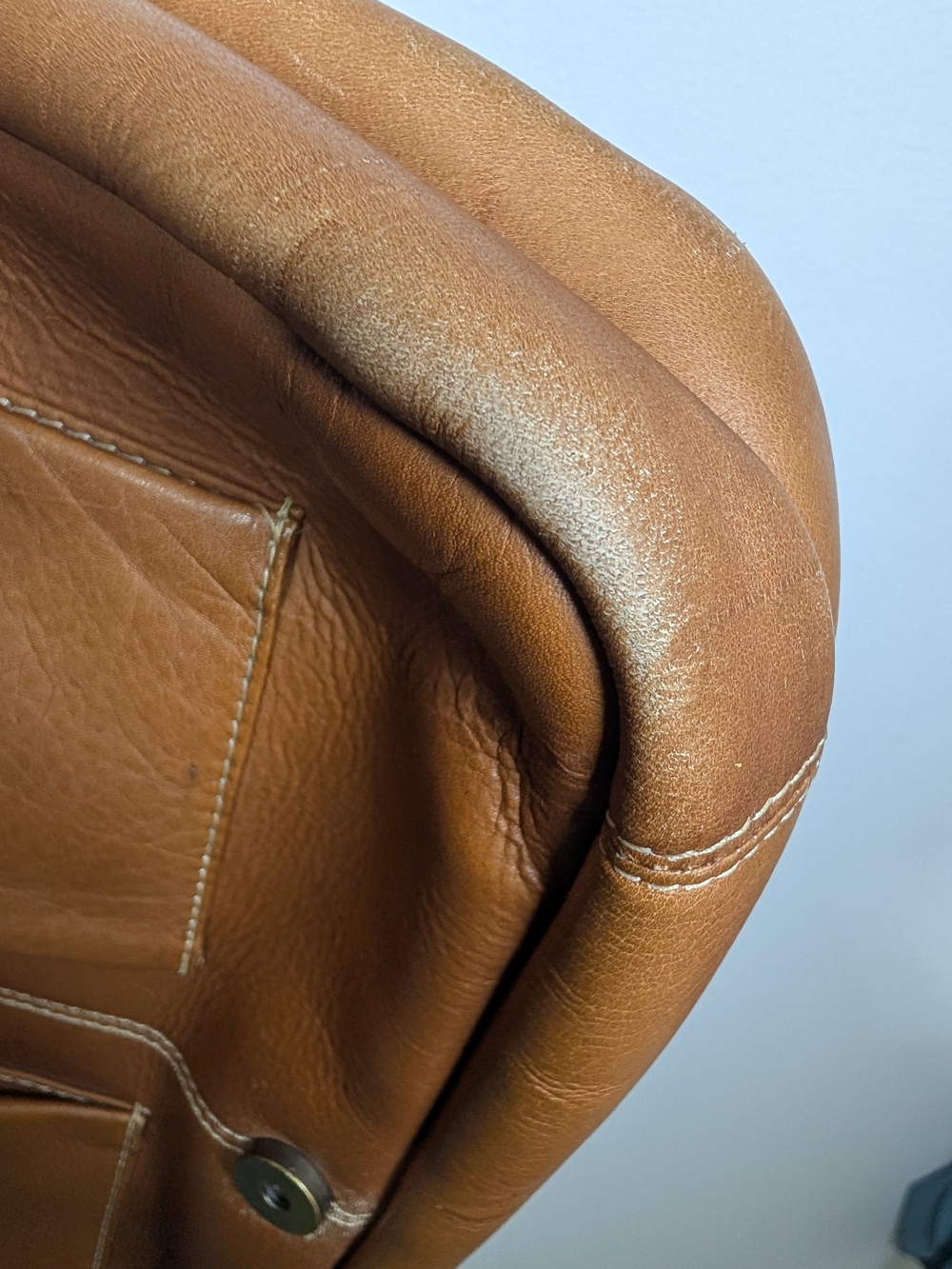 Classic Tan Leather Crossbody Bag - Timeless Women's Shoulder Bag - Picture 13 of 16